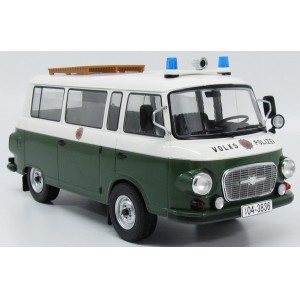 масштабные модели автобуса Barkas B1000 Bus Volkspolizei 1965 Green/White 1 18