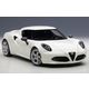 масштабная модель ALFA ROMEO 4C 2013 (WHITE) (COMPOSITE MODEL/3 OPENINGS) 1 18