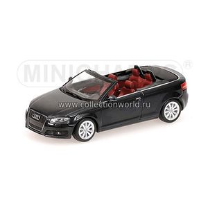 масштабные модели автомобиля AUDI A3 CABRIOLET - 2007 - GREY METALLIC L.E. 1536 pcs 1 43