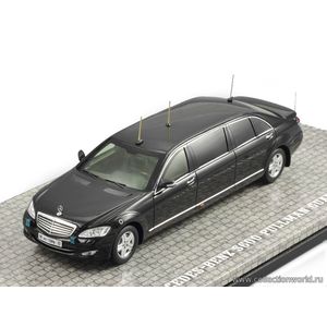 масштабные модели автомобиля MERCEDES-BENZ S600 Pullman Guard (W221) автомобиль президента Д.А.Медведева 1 43