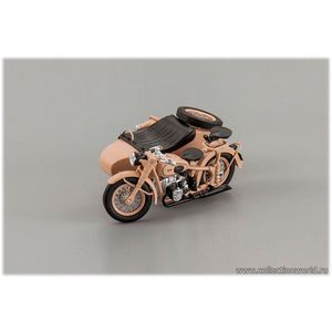 масштабные модели мотоцикла ИМЗ М-72М 1955 г. с коляской 1 43