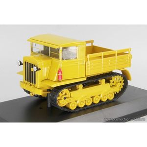 масштабные модели специальной техники Трактор Сталинец - 2 выпуск 66 желтый 1 43