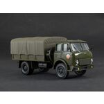 масштабная модель МАЗ 500В бортовой с тентом 1 43