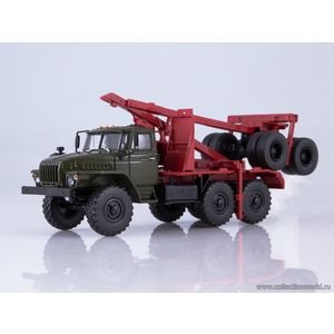 масштабные модели грузовика Миасский грузовик 43204-10 лесовоз с прицепом-роспуском 1 43
