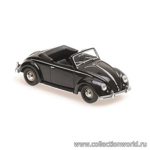масштабные модели автомобиля VOLKSWAGEN HEBMULLER-CABRIOLET - 1950 1 43