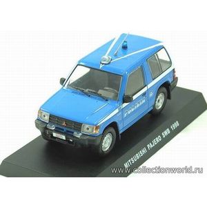 масштабные модели автомобиля MITSUBISHI Pajero SWB 1998 Polizia 1 43