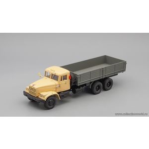 масштабные модели грузовика КРАЗ 257Б (1969-1977), бежевый / серый 1 43