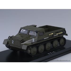масштабные модели специальной техники Гусеничный транспортёр ГТС-47 1 43
