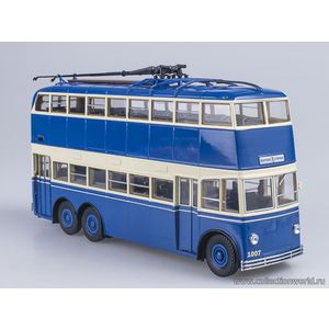 масштабные модели троллейбуса ЯТБ 3 Городской троллейбус двухэтажный 1 43