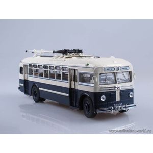 масштабные модели троллейбуса МТБ-82Д, бежевый 1 43
