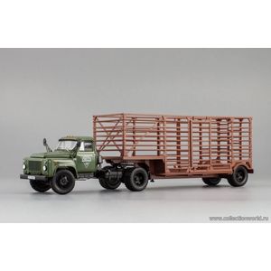 масштабные модели грузовика ГОРЬКИЙ 52-06 ПРИЦЕП ТАРОВОЗ 1 43