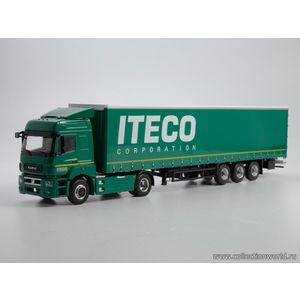 масштабные модели грузовика КАМАЗ 5490 с полуприцепом НЕФАЗ-93341 1 43