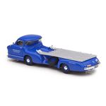 масштабная модель MERCEDES-BENZ BLUE WONDER RACING-CAR TRANSPORTER 1955 1 43