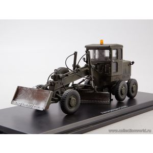 масштабные модели специальной техники Автогрейдер Д-598 со следами эксплуатации 1 43