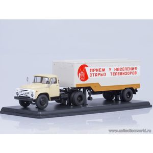 масштабные модели грузовика ЗИЛ 130В1 с п/пр ОДАЗ-794 Приём телевизоров 1 43