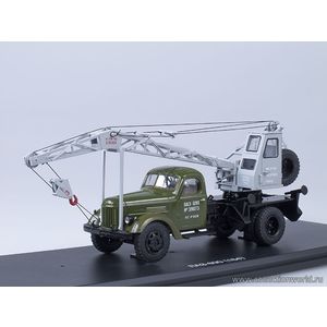 масштабные модели специальной техники Автокран ЛАЗ 690 на шасси ЗИЛ 164 1 43