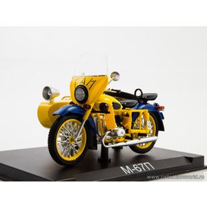 масштабные модели мотоцикла М 67П Урал 1 24