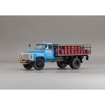 масштабная модель АСТБ-53-12 -1992 г. РФ Автомобиль для транспортировки баллонов со сжиженным газом 1 43