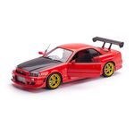 масштабная модель NISSAN Skyline GT-R (R34) 1999 со светодиодной подсветкой 1 18
