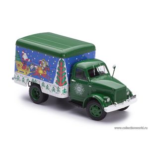 масштабные модели грузовика КИ-51 ФУРГОН С НОВЫМ ГОДОМ! 1 43