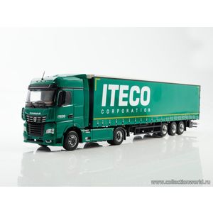 масштабные модели грузовика КАМАЗ 54901 с полуприцепом НЕФАЗ-93341 ITECO 1 43