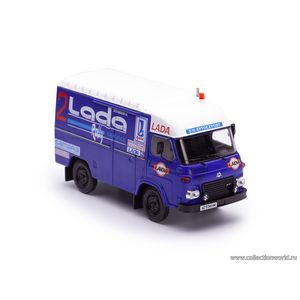 масштабные модели автобуса Avia A21F фургон Lada Rally Service 1 43