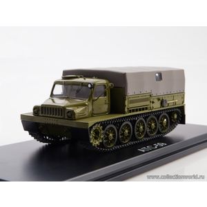 масштабные модели военной техники Артиллерийский гусеничный тягач АТС-59 1 43