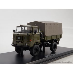 масштабные модели грузовика IFA W50LA 4x4 бортовой с тентом 1 43