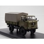 масштабная модель IFA W50LA 4x4 бортовой с тентом 1 43