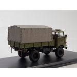 масштабная модель IFA W50LA 4x4 бортовой с тентом 1 43