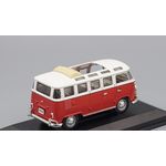 масштабная модель VOLKSWAGEN Microbus (1962), red / white 1 43