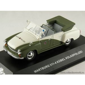 масштабные модели автомобиля WARTBURG 311-4 KUBEL VOLKSPOLIZEI 1 43