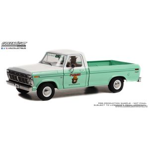 масштабные модели автомобиля FORD F-100 Пикап с Фигуркой Медведя 1975 1 18