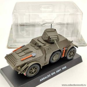 масштабные модели военной техники Ansaldo Spa AB41 1946 1 43