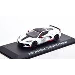 масштабная модель Chevrolet Corvette C8 Stingray Coupe Road America Official Pace Car 2020 1 43