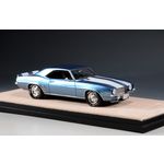 масштабная модель Chevrolet Camaro Z28 1969 голубой металлик 1 43