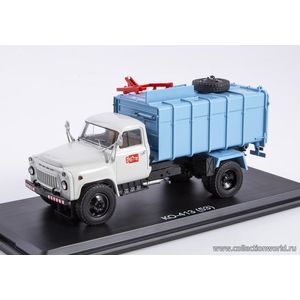 масштабные модели грузовика Мусоровоз КО-413 Горький-53, серый-синий 1 43