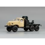 масштабная модель ЗИЛ 157К/ТВ-5 -тягач с роспуском для перевозки труб большого диаметра 1 43