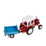 масштабная модель Трактор МТЗ-82 пластик с прицепом 1 43