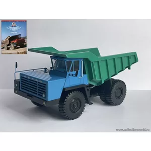 масштабные модели грузовика БЕЛАЗ-540 карьерный самосвал 1 43