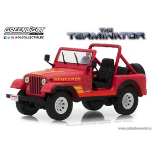 масштабные модели автомобиля Jeep CJ-7 Renegade 4х4 1983 из к/ф Терминатор 1 43