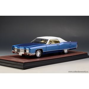 масштабные модели автомобиля Lincoln Continental Coupe 1970 Medium Blue Irid 1 43