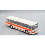 масштабная модель ЛАЗ-699Р белый с оранжевыми полосами 1 43