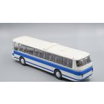 масштабная модель ЛАЗ-699Р белый с синими полосами 1 43