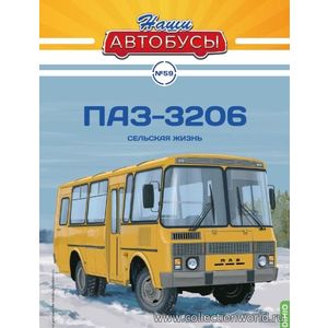 масштабные модели автобуса ПАЗ-3206 1 43