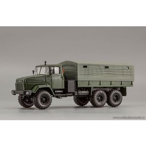 масштабные модели грузовика КРАЗ 260 бортовой с тентом 1989-1994 1 43