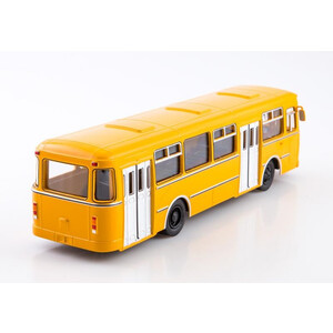 масштабные модели автобуса Журнал с вложением 1/43 Автобус желтый Выпуск #8 1 43