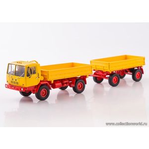 масштабные модели грузовика КАЗ-4540 с прицепом ГКБ-8535 1 43