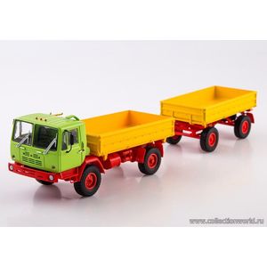 масштабные модели грузовика КАЗ-4540 с прицепом ГКБ-8535 1 43