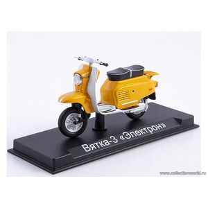 масштабные модели мотоцикла Вятка 3 электрон-Советский скутер 1 24